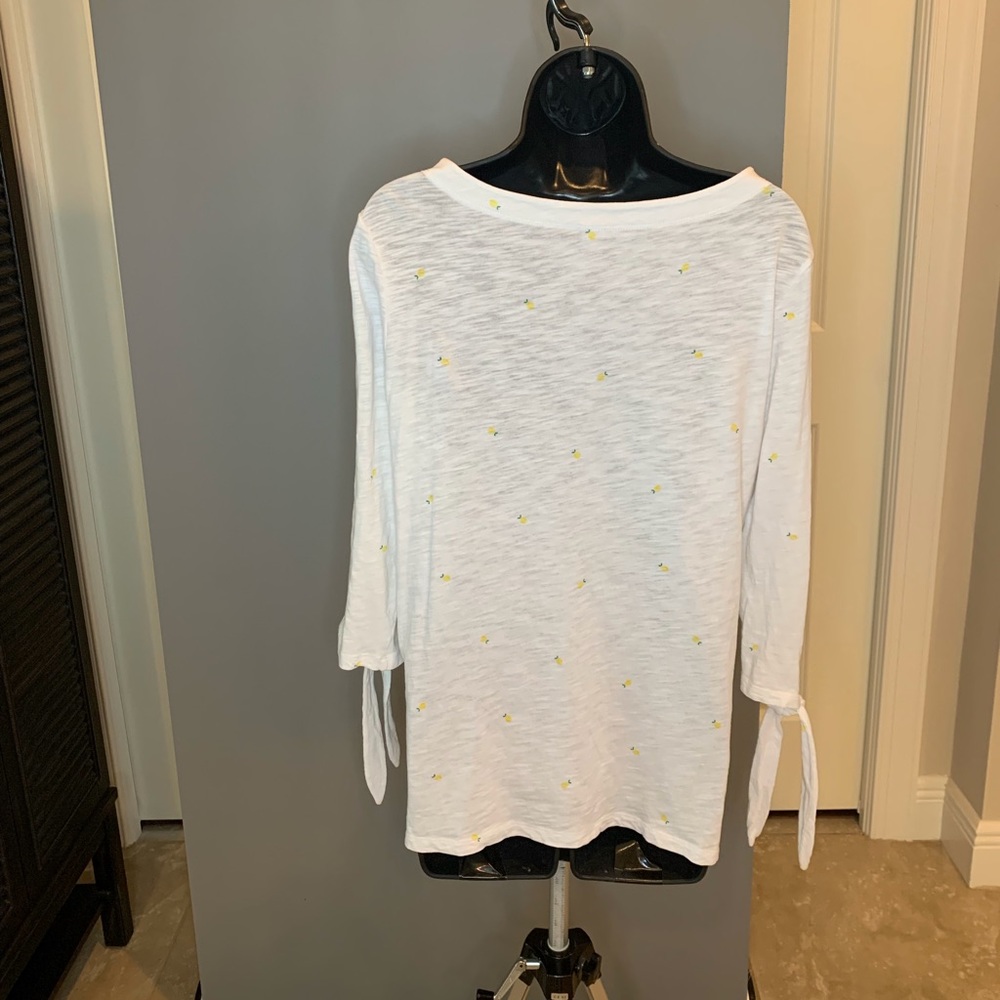 Lemon Print Top